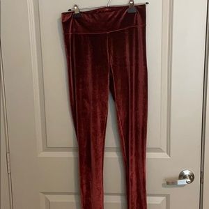Velvet leggings